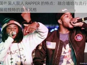 国外黑人双人 RAPPER 的特点：融合嘻哈与流行，展现独特的音乐风格