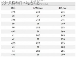 欧洲尺码日本制时尚休闲运动品牌，融合了欧洲设计风格和日本制造工艺