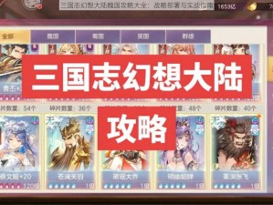 三国志幻想大陆魏国攻略大全：战略部署与实战指南