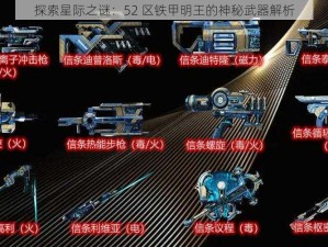 探索星际之谜：52 区铁甲明王的神秘武器解析