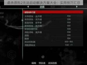 虐杀原形2无法启动解决方案大全：实用技巧汇总