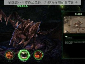 星际霸业虫族作战单位：功能与作用的深度剖析