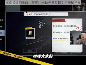 探索《黎明觉醒：骇客小米勒任务攻略》的神秘世界