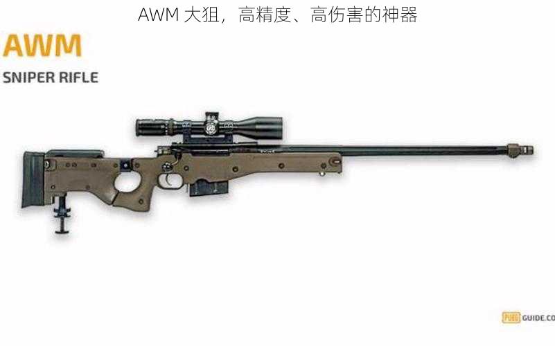 AWM 大狙，高精度、高伤害的神器