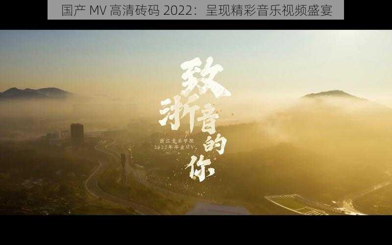 国产 MV 高清砖码 2022：呈现精彩音乐视频盛宴