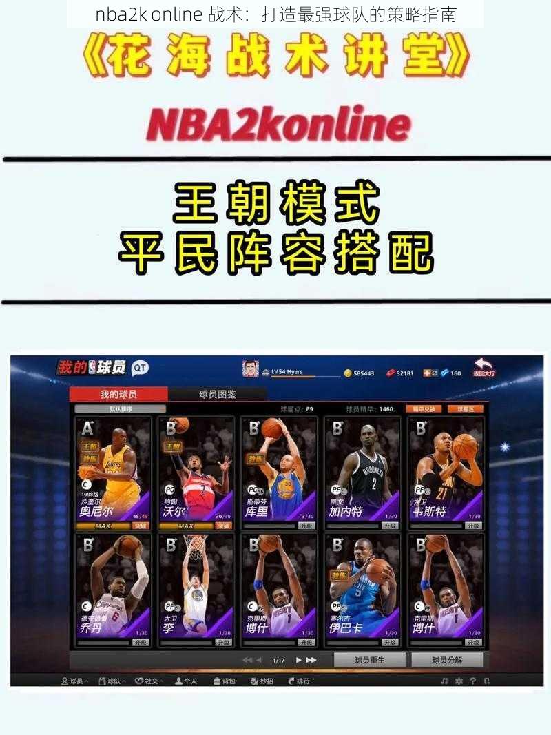 nba2k online 战术：打造最强球队的策略指南