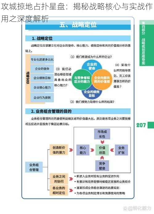 攻城掠地占扑星盘：揭秘战略核心与实战作用之深度解析