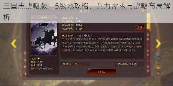 三国志战略版：5级地攻略，兵力需求与战略布局解析