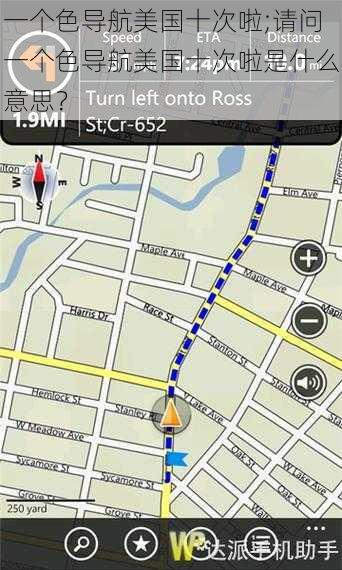 一个色导航美国十次啦;请问一个色导航美国十次啦是什么意思？