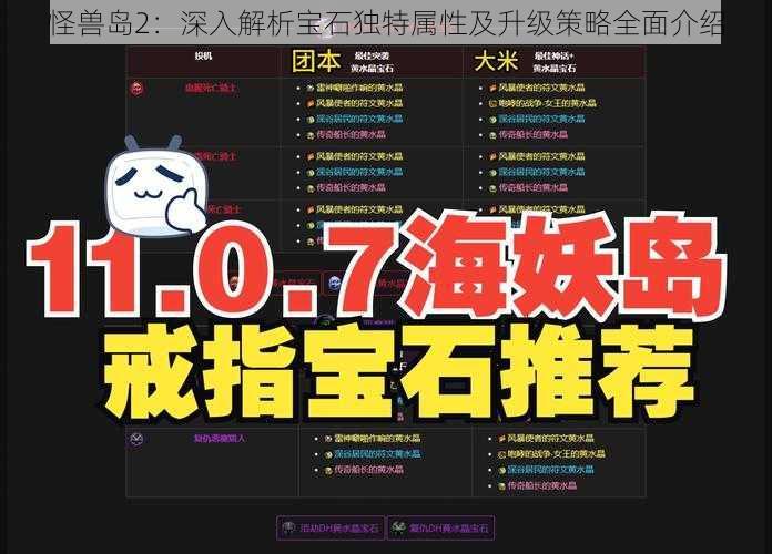 怪兽岛2：深入解析宝石独特属性及升级策略全面介绍