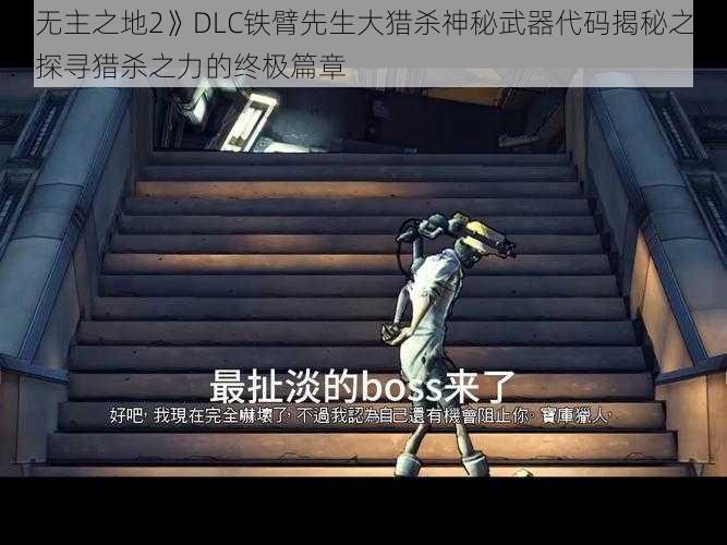 《无主之地2》DLC铁臂先生大猎杀神秘武器代码揭秘之旅：探寻猎杀之力的终极篇章