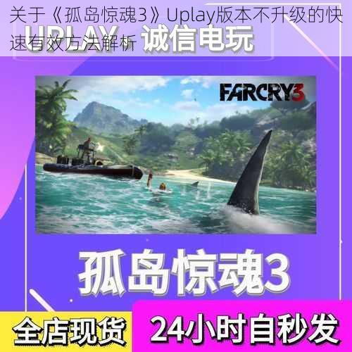 关于《孤岛惊魂3》Uplay版本不升级的快速有效方法解析