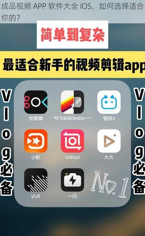 成品视频 APP 软件大全 IOS，如何选择适合你的？