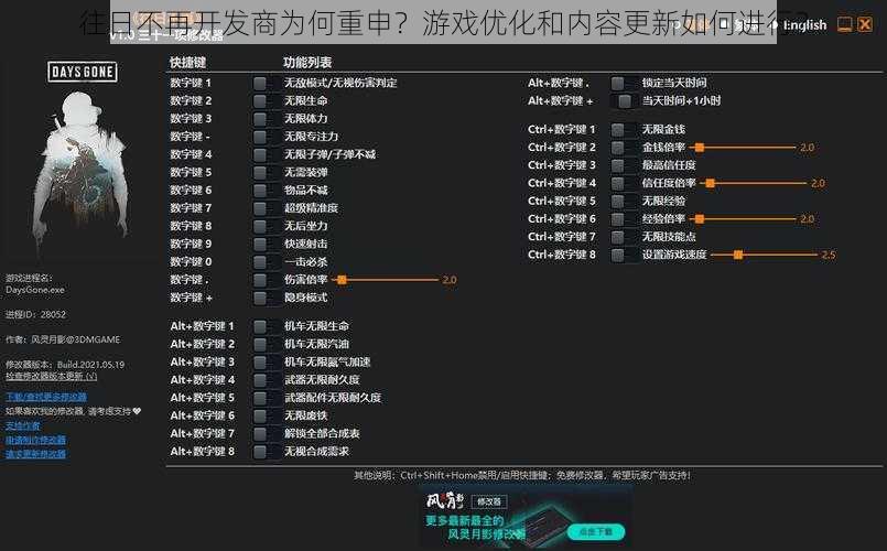 往日不再开发商为何重申？游戏优化和内容更新如何进行？