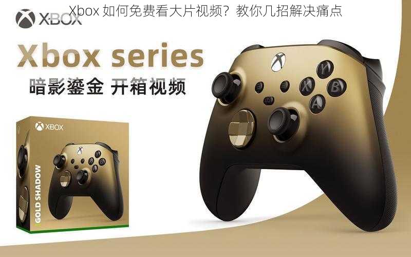 Xbox 如何免费看大片视频？教你几招解决痛点