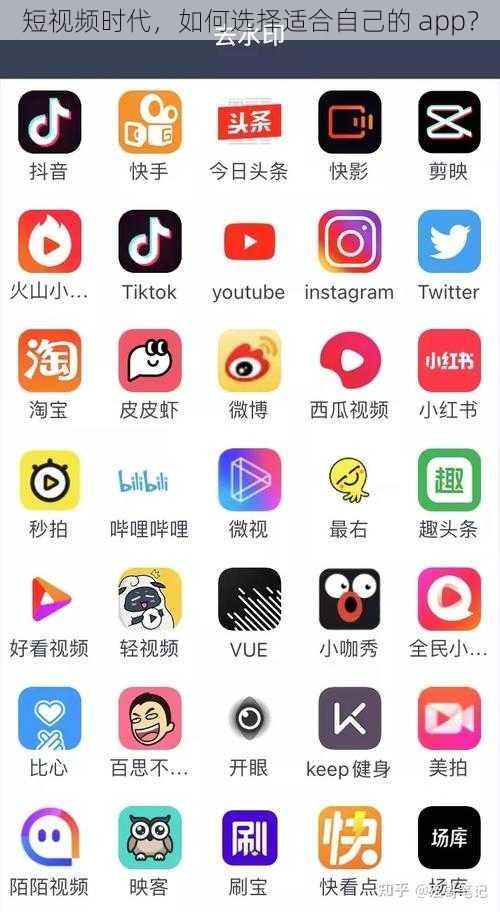 短视频时代，如何选择适合自己的 app？