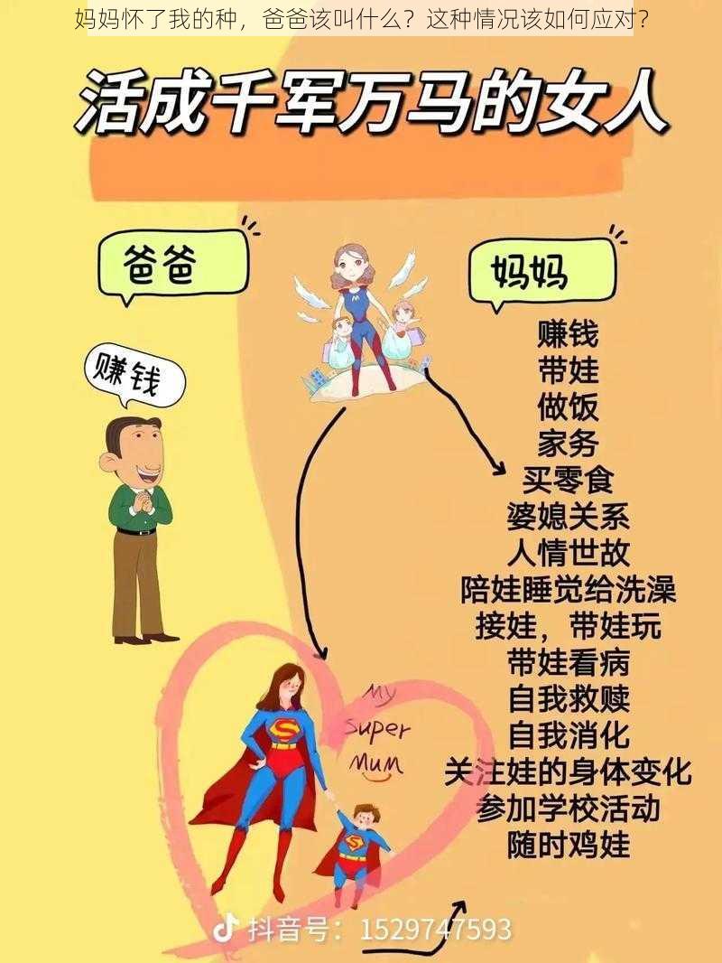 妈妈怀了我的种，爸爸该叫什么？这种情况该如何应对？