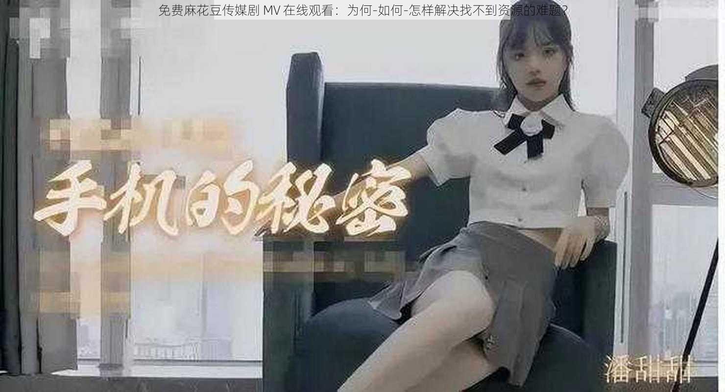 免费麻花豆传媒剧 MV 在线观看：为何-如何-怎样解决找不到资源的难题？