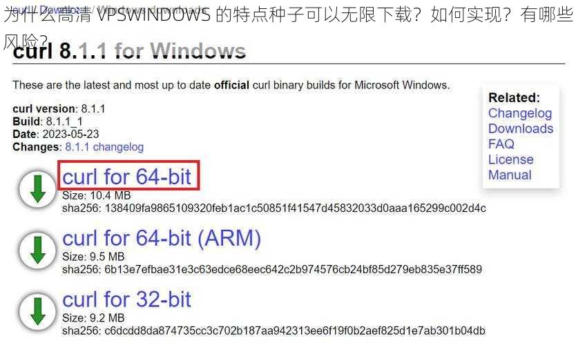 为什么高清 VPSWINDOWS 的特点种子可以无限下载？如何实现？有哪些风险？