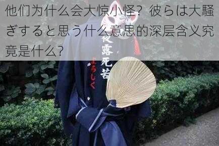 他们为什么会大惊小怪？彼らは大騒ぎすると思う什么意思的深层含义究竟是什么？