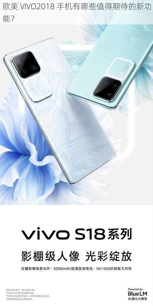 欧美 VIVO2018 手机有哪些值得期待的新功能？