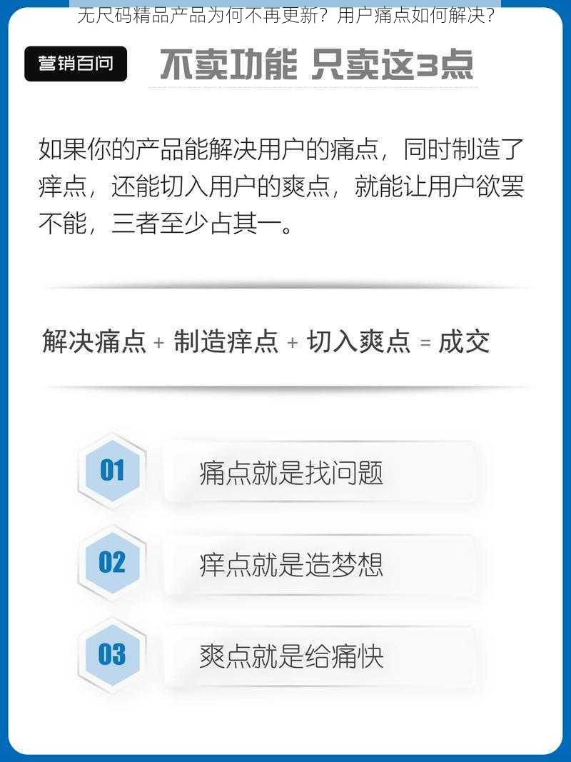 无尺码精品产品为何不再更新？用户痛点如何解决？