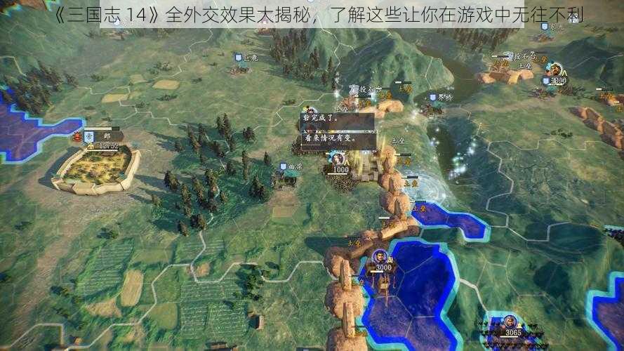 《三国志 14》全外交效果大揭秘，了解这些让你在游戏中无往不利