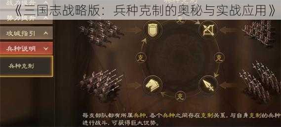 《三国志战略版：兵种克制的奥秘与实战应用》