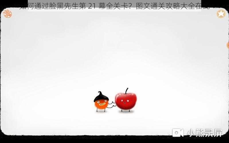 如何通过脸黑先生第 21 幕全关卡？图文通关攻略大全在此